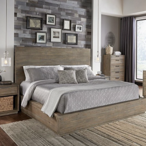 bed with gray motifs_furniture stores in nashville