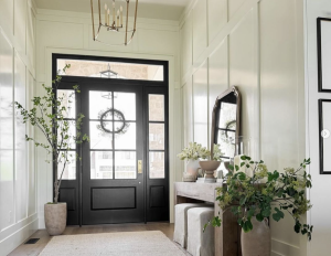 elegant entrance to an apartment